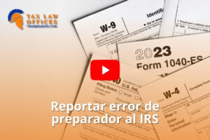 ¿Puedo presentar una queja ante el IRS si un preparador de declaraciones de impuestos calcula mal mis impuestos?